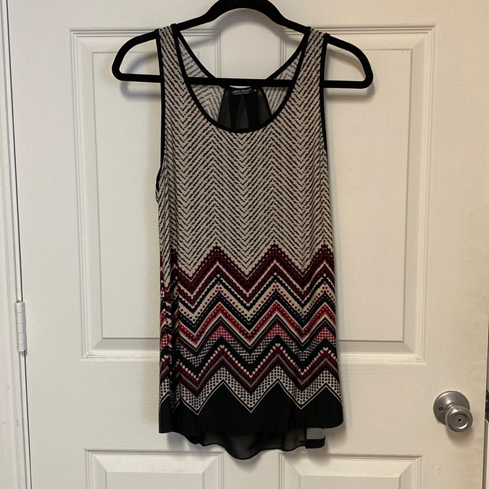 Womens told with Sheer back